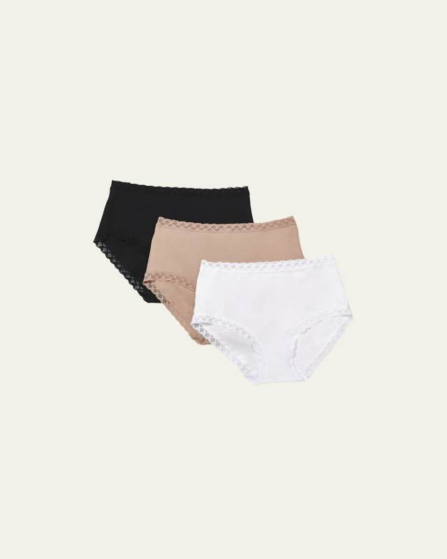 Three-Pack Bliss Full-Coverage Underwear Briefs